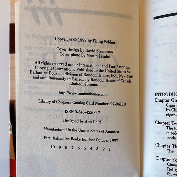 The Complete Cigar Book EUC Cigar History, More than 1,000 Cigar Ratings - Picture 6 of 7